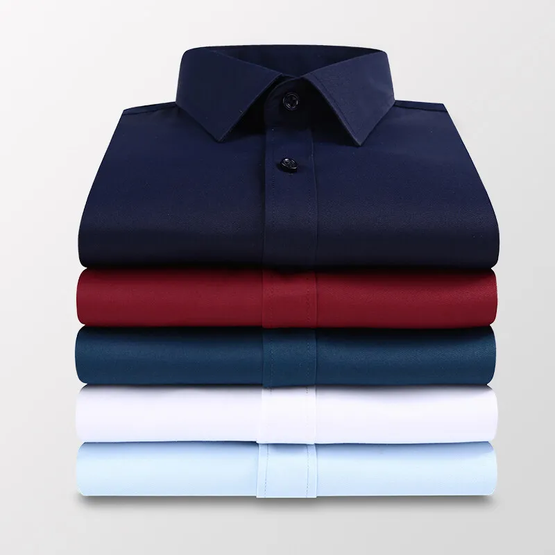Men Formal Wear Pink - Camisas de Manga Larga para Hombre,