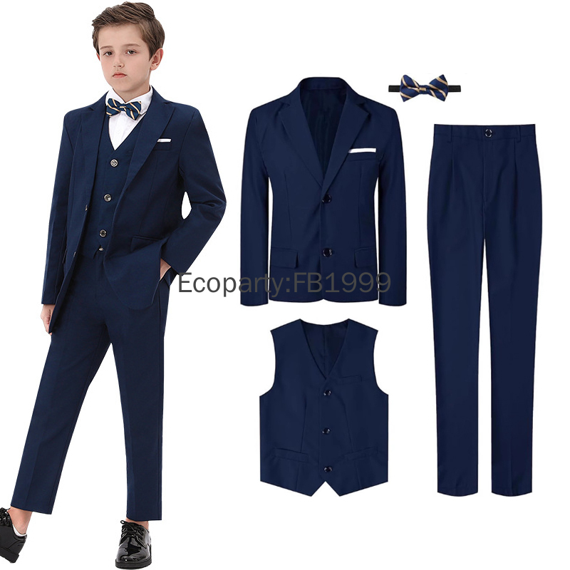 Formal Wear For Men Kids - Traje de 4 Uds para niños,