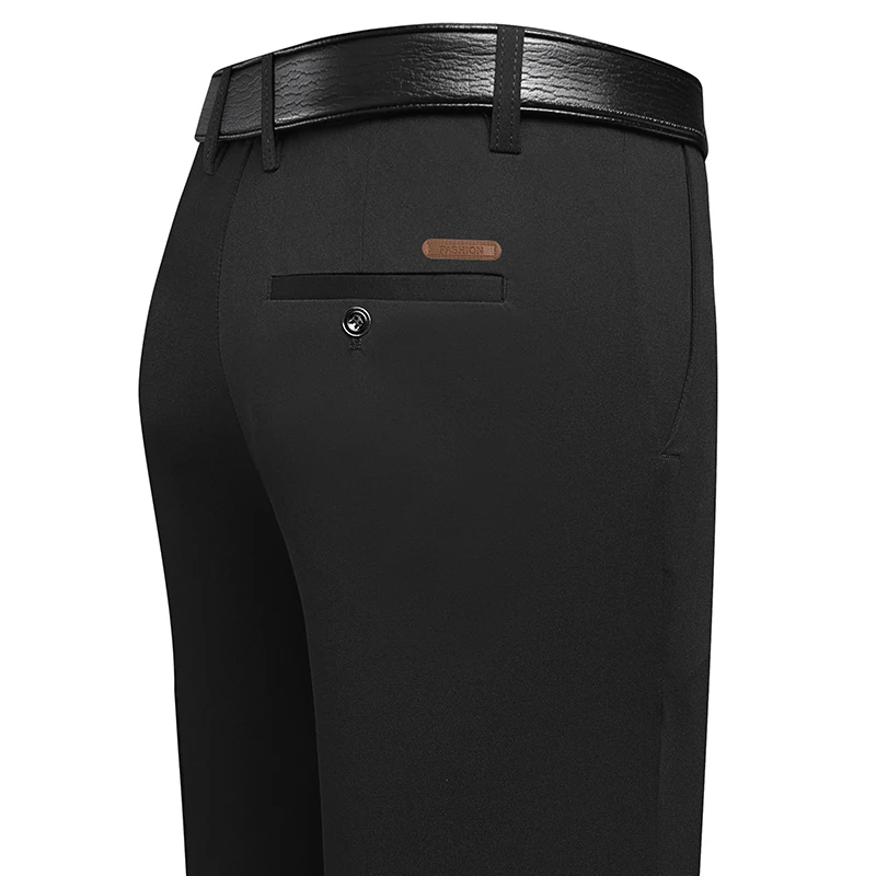 Men Formal Wear Dress - Pantalones de vestir de pierna recta
