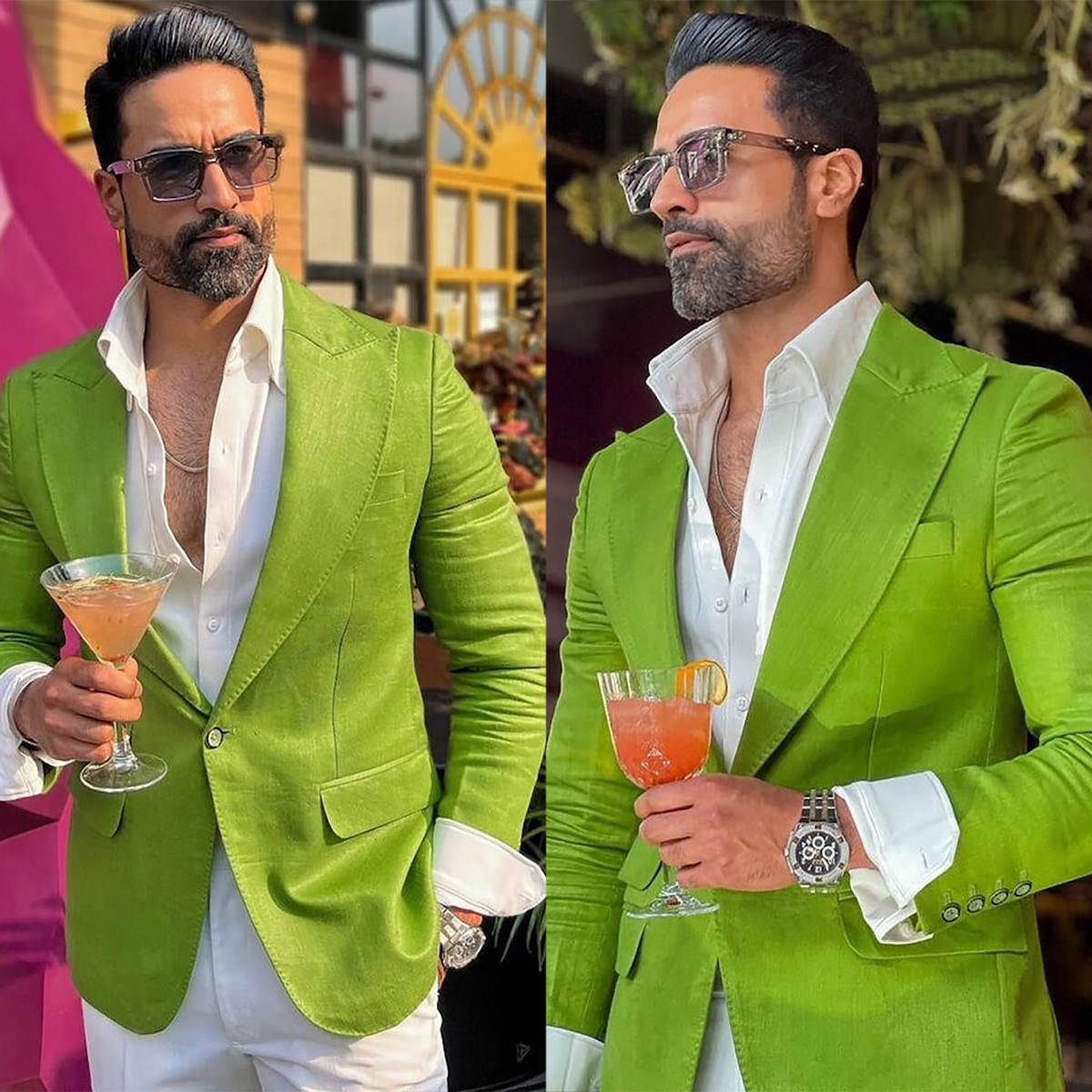 Formal Men Party Wear Jacket - Elegantes trajes de boda verdes para