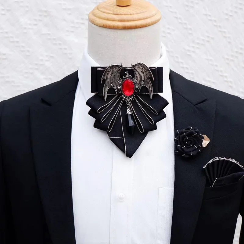Men Formal Wear Dress - Conjunto de broche de pajarita para