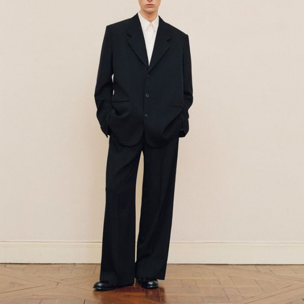Formal Men Party Wear Jacket - Conjunto de traje negro de gran