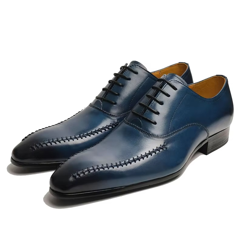 Men Formal Wear Dress - Zapatos de vestir de cuero genuino