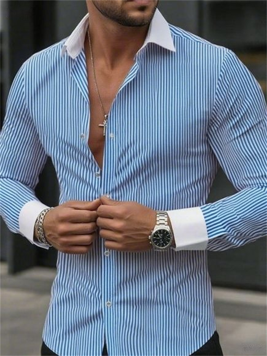 Camisa formal de manga larga c - Men Formal Wear Shop reseña y precio