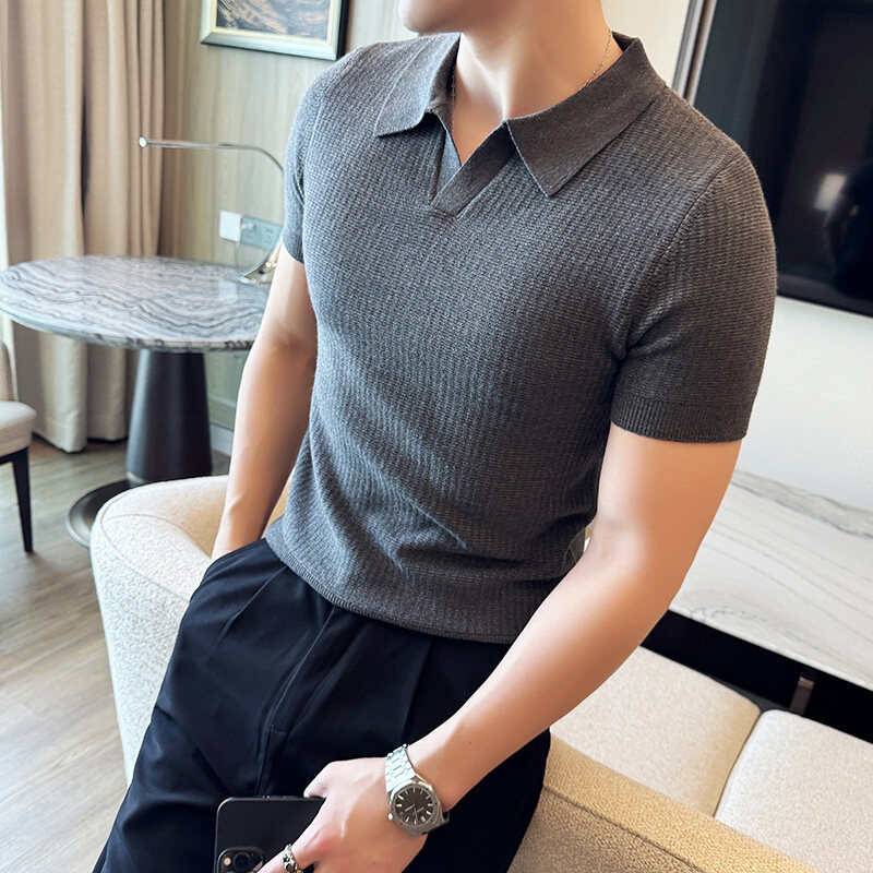 Suéter de Punto Jacquard con C - Men Formal Wear Shop reseña y precio