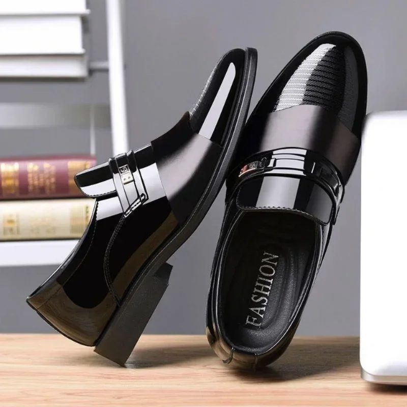 Zapatos de cuero para hombres, - Men Formal Wear Shoes reseña y precio