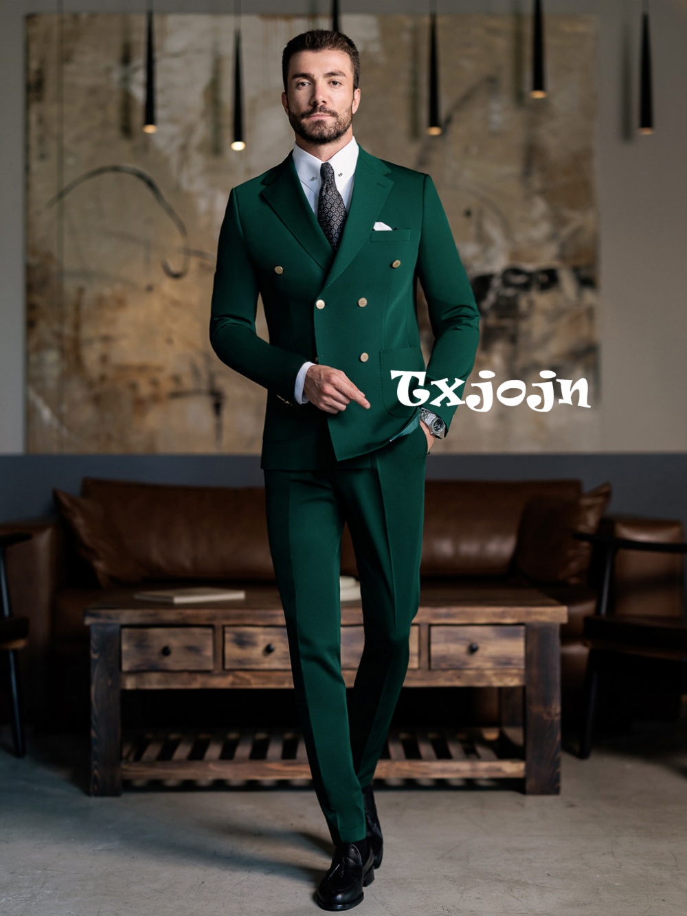 Traje Formal Verde para Hombre - Formal Men Party Wear Jacket reseña y precio