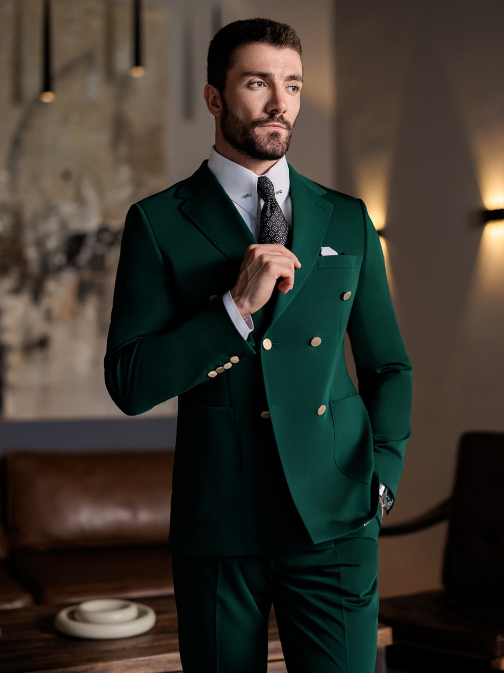 Traje Formal Verde para Hombre - Formal Men Party Wear Jacket reseña y precio