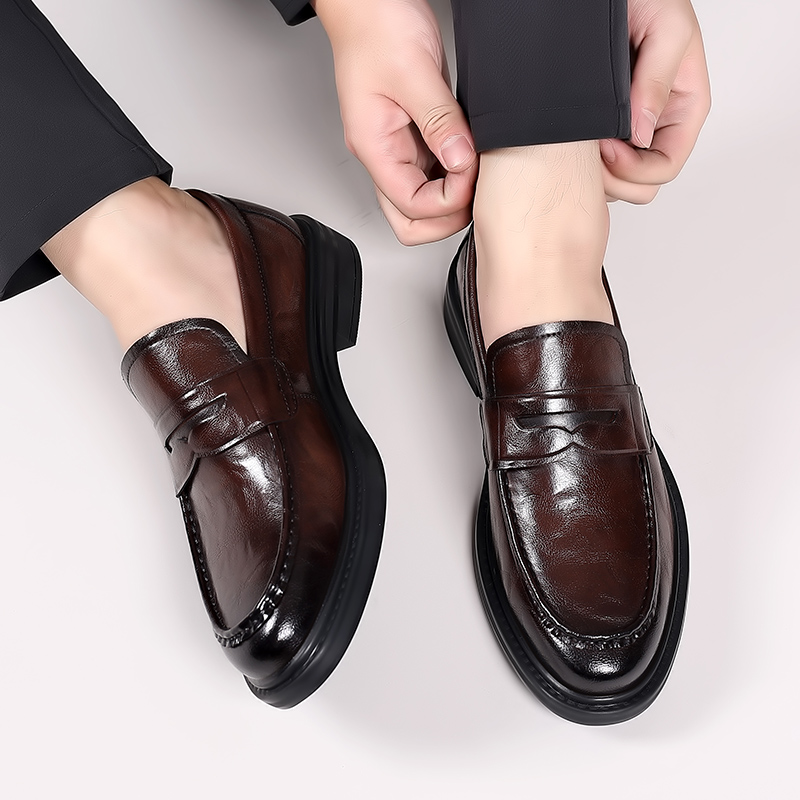 Zapatos italianos sin cordones - Men Formal Wear Shoes reseña y precio