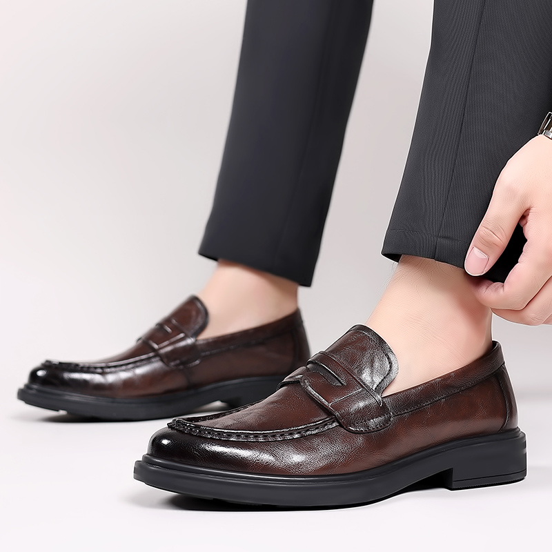 Zapatos italianos sin cordones - Men Formal Wear Shoes reseña y precio