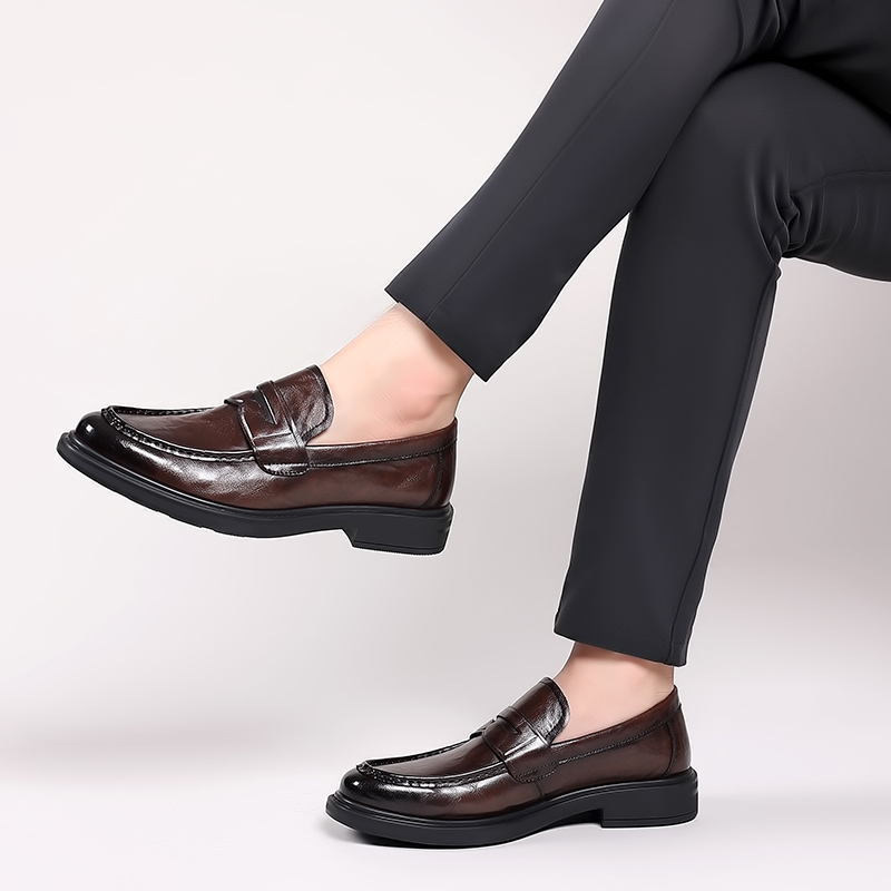 Zapatos italianos sin cordones - Men Formal Wear Shoes reseña y precio