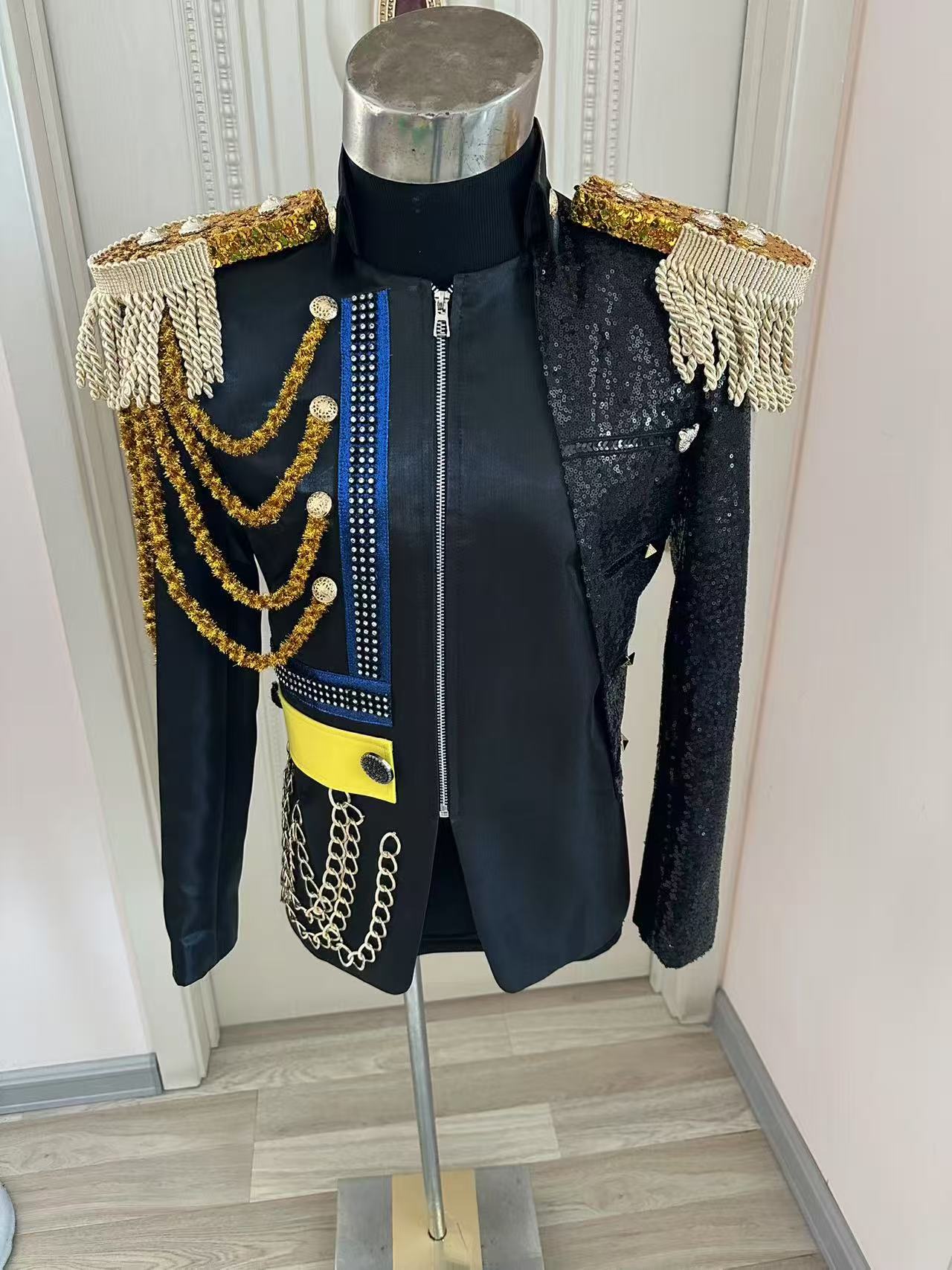 Nuevo Chaqueta real con borlas - Men Formal Wear Dress reseña y precio