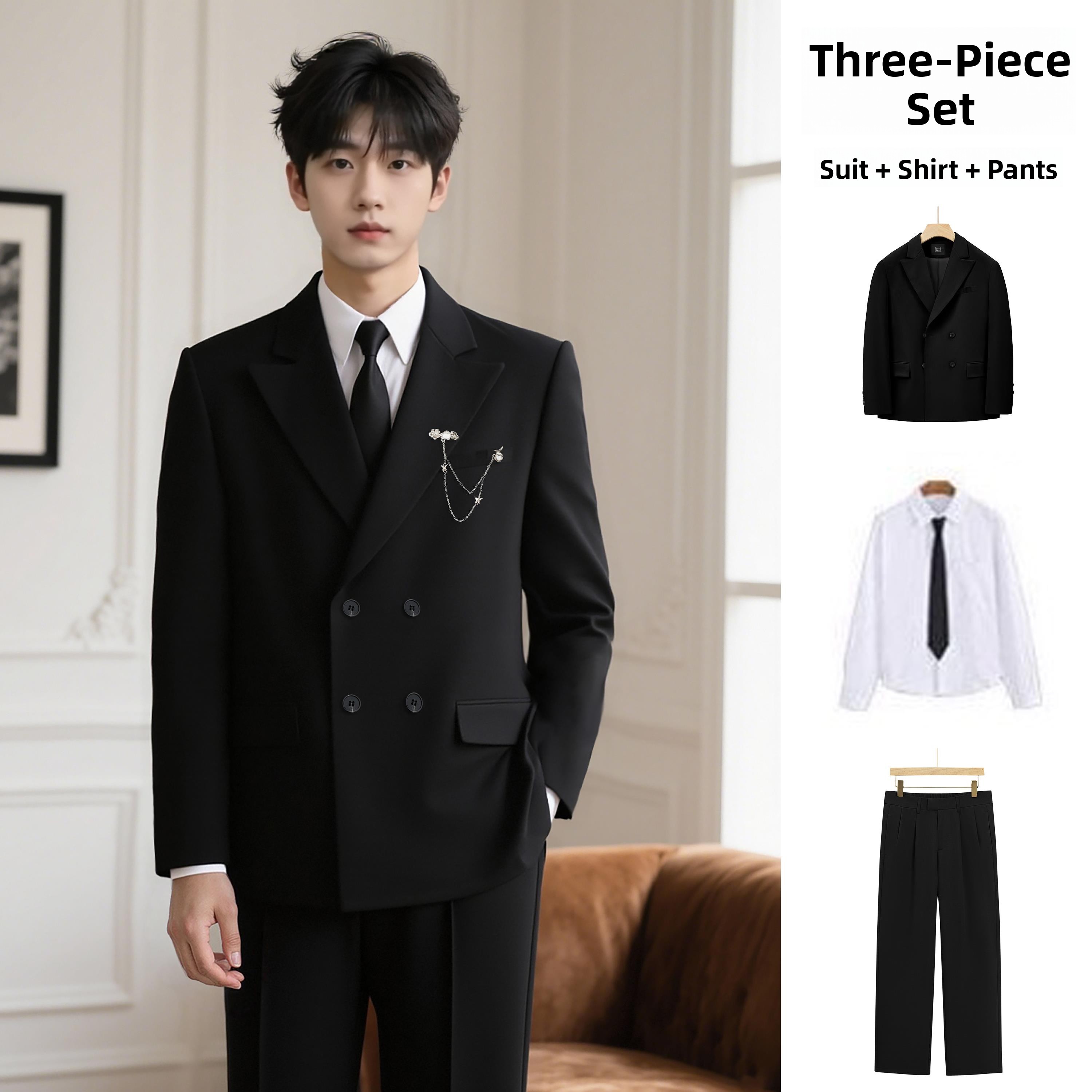 Elegante Traje de Doble Botona - Men'S Formal Wear For Engagement reseña y precio