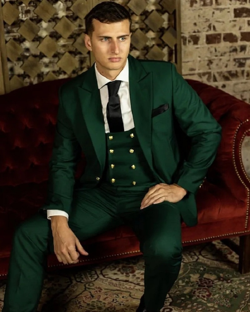 Trajes Clásicos Verdes para Ho - Men Formal Wear Shop reseña y precio