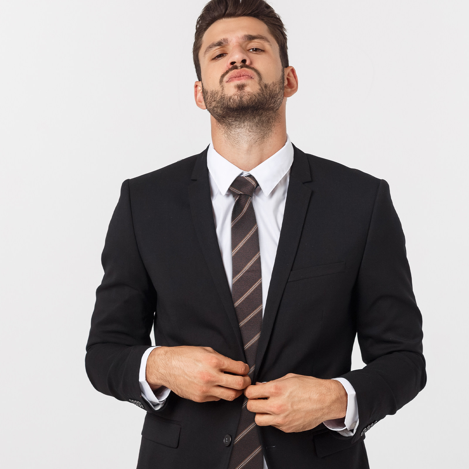 Corbata Pre-Atada a Rayas Atem - Formal Wear For Men Kids reseña y precio
