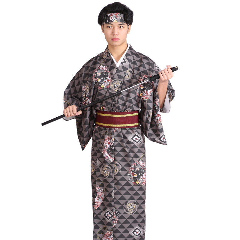 Kimono de Diseño Étnico Asiáti - Traditional Japanese Men'S Formal Wear reseña y precio