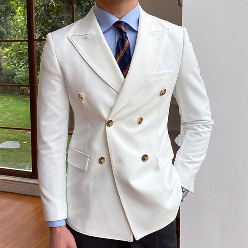 Chaqueta de esmoquin de doble  - Formal Men Party Wear Jacket reseña y precio