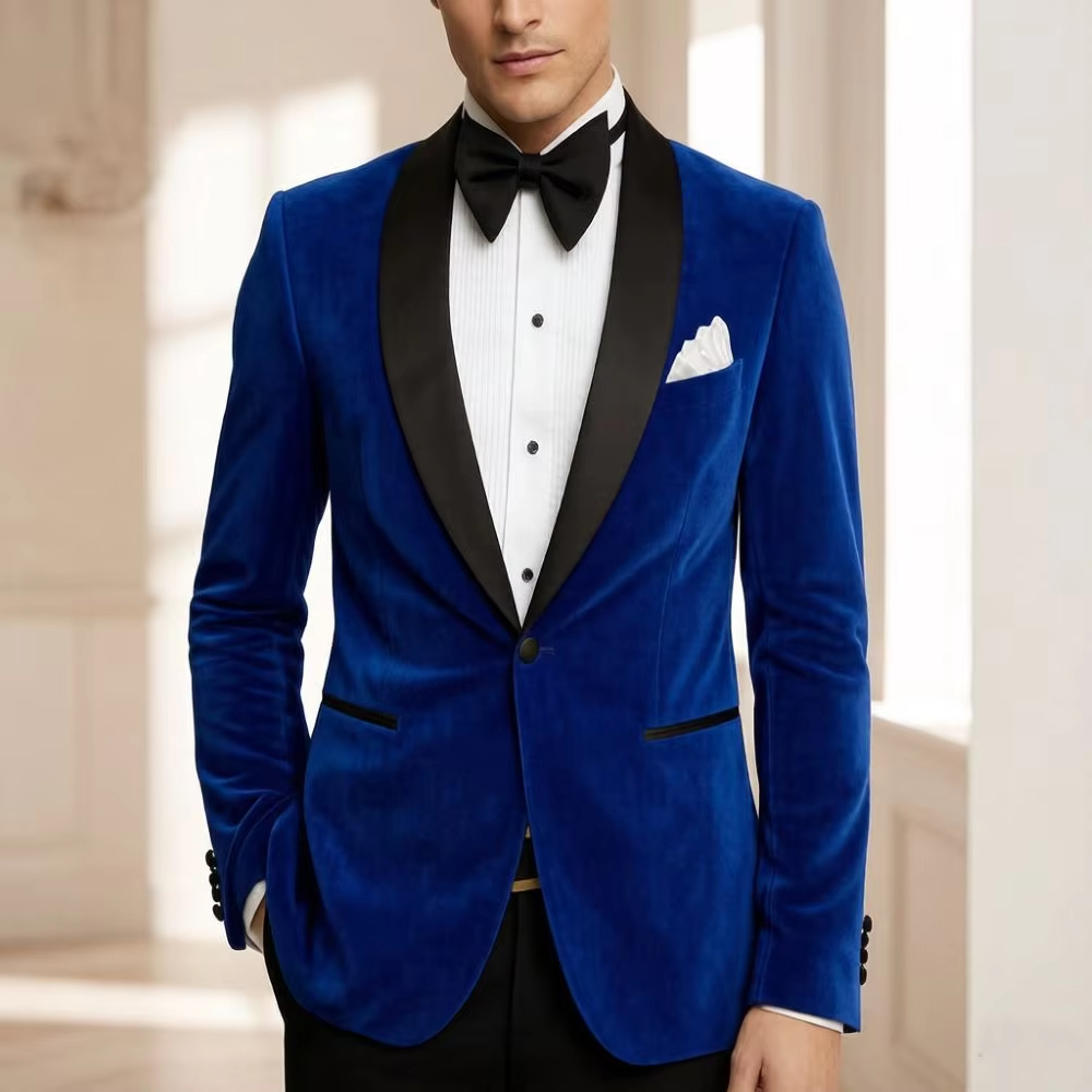 Blazer de terciopelo para homb - Formal Men Party Wear Jacket reseña y precio