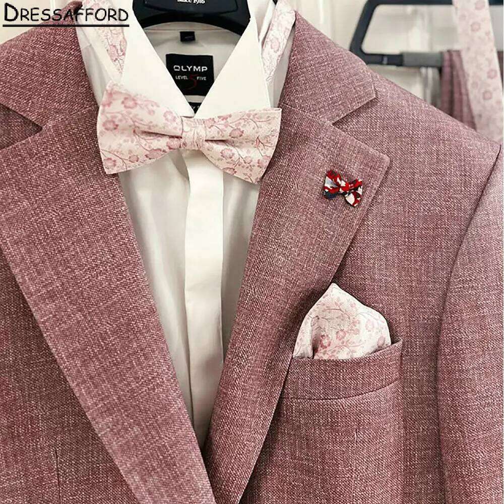 Trajes de boda formales de col - Men Formal Wear Pink reseña y precio