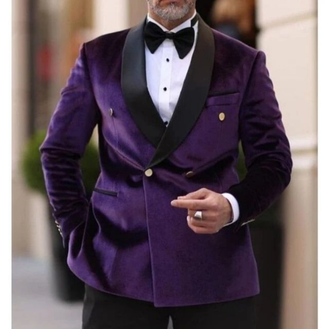 Traje de terciopelo para hombr - Formal Men Party Wear Jacket reseña y precio