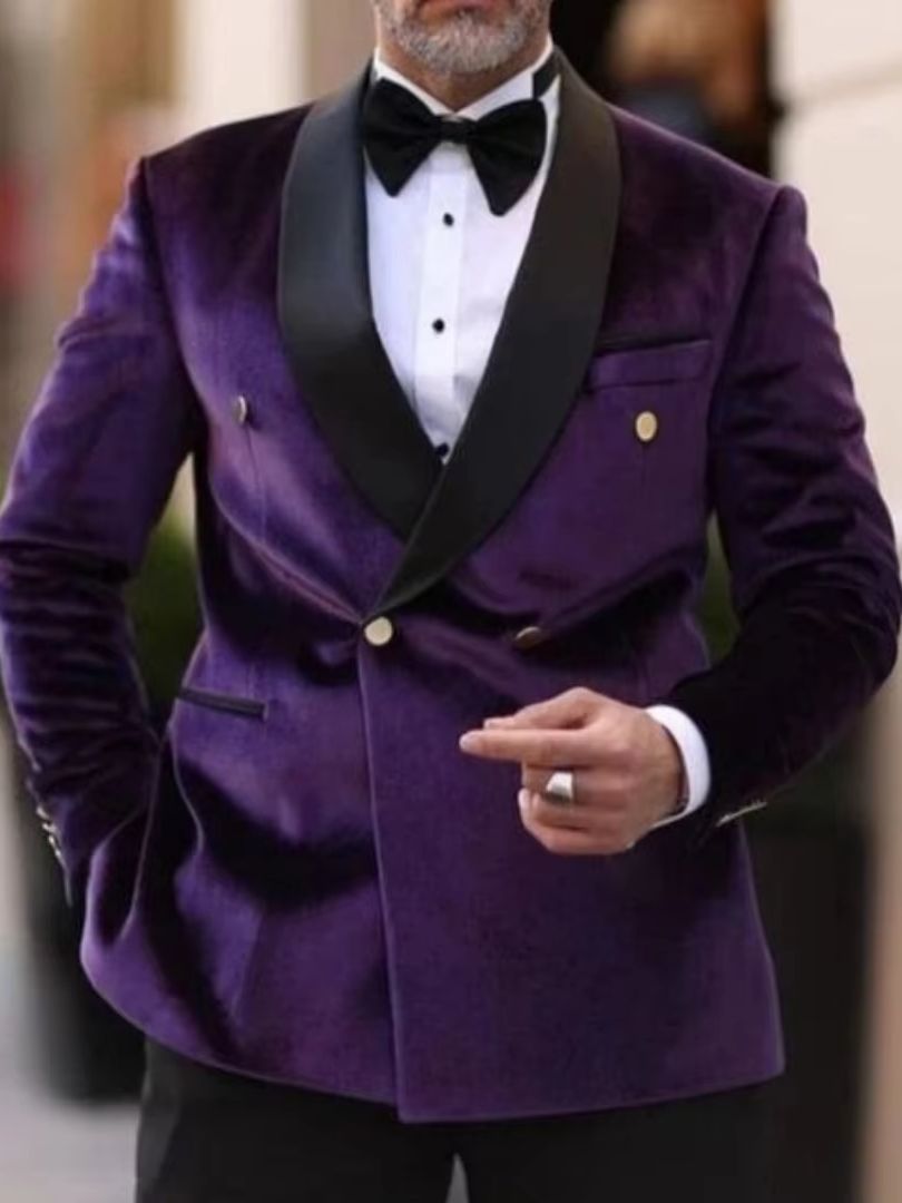 Traje de terciopelo para hombr - Formal Men Party Wear Jacket reseña y precio