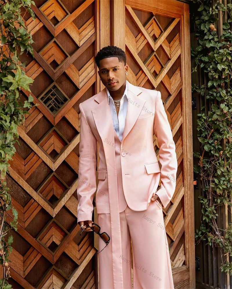 Conjunto de traje rosa para ho - Men Formal Wear Pink reseña y precio