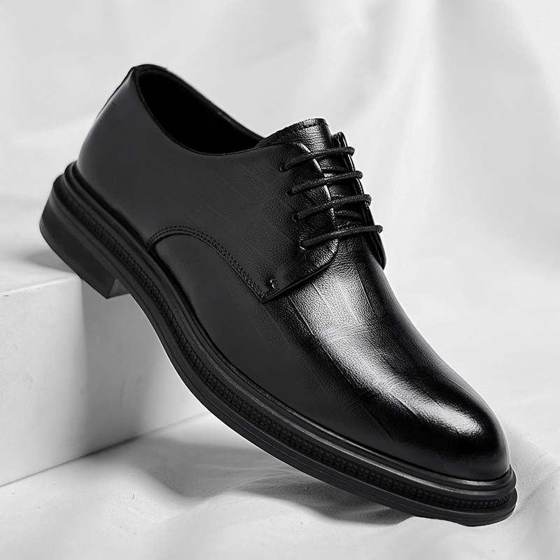 Zapatos de vestir Derby con co - Men Formal Wear All Black reseña y precio