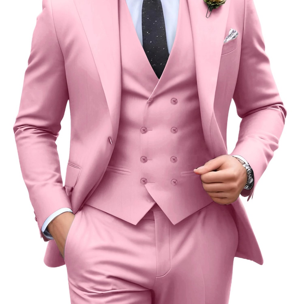 Trajes de hombre de 3 piezas d - Formal Men Party Wear Jacket reseña y precio
