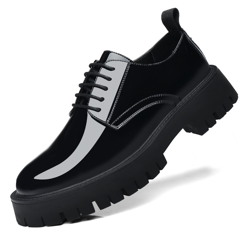 Zapatos Oxford de Plataforma c - Men Formal Wear All Black reseña y precio