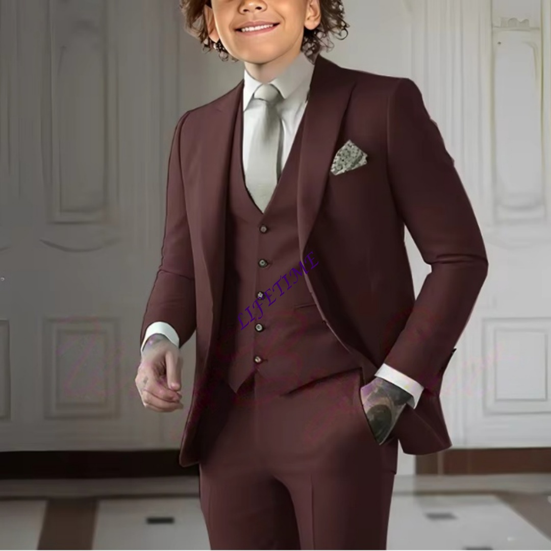 Traje de tres piezas verde cla - Formal Wear For Men Kids reseña y precio