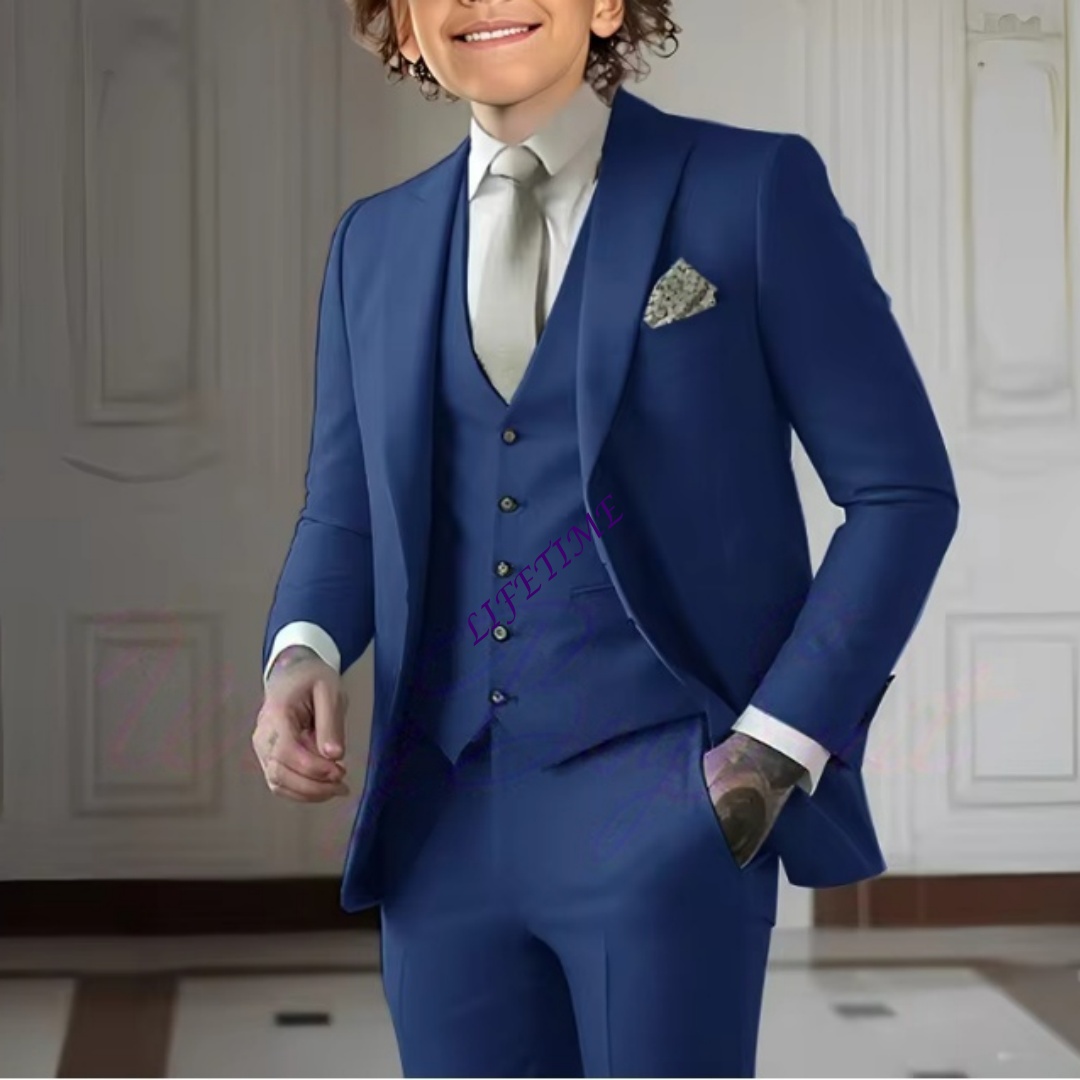 Traje de tres piezas verde cla - Formal Wear For Men Kids reseña y precio