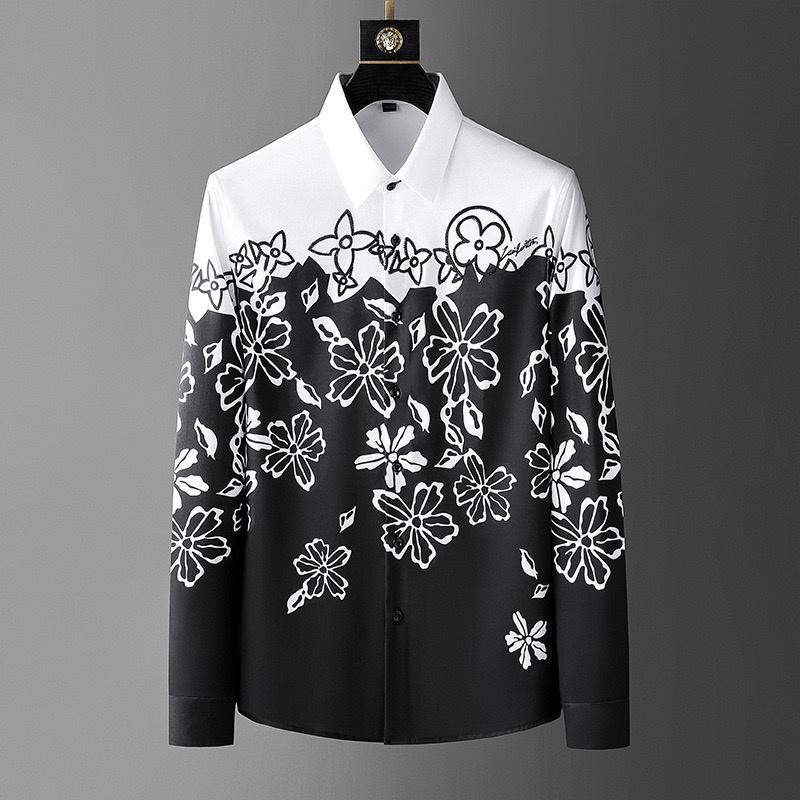 Camisa de manga larga con esta - Men Formal Wear Dress reseña y precio