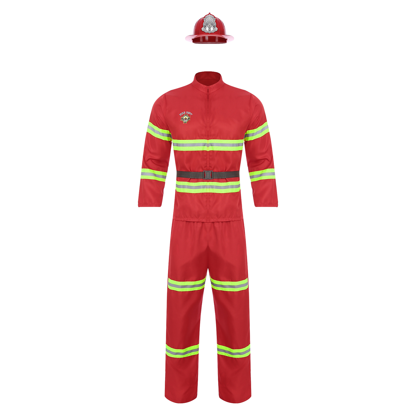 Conjunto de disfraz de bombero - Men'S Formal Wear Belt reseña y precio