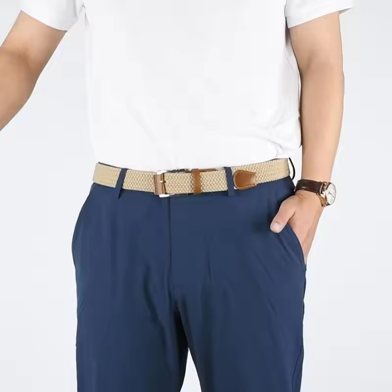1 Uds nuevo cinturón tejido el - Men'S Formal Wear Belt reseña y precio