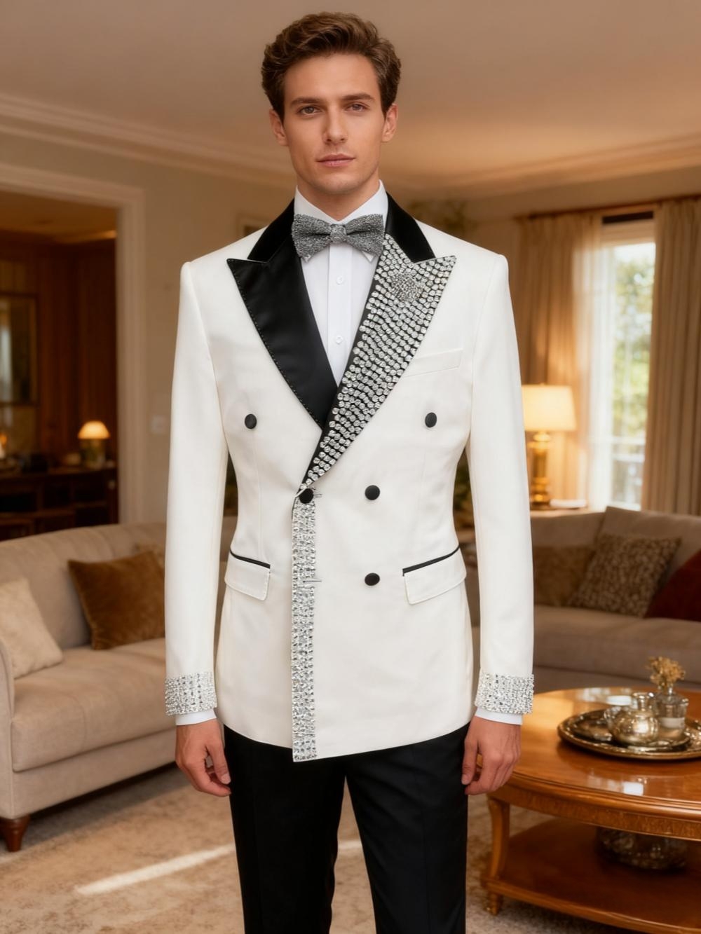 Deslumbrante traje de lujo con - Men'S Formal Wear For Engagement reseña y precio