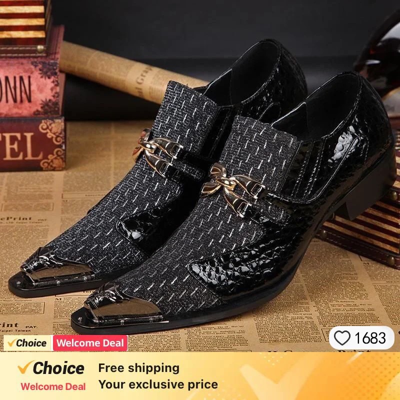 Zapatos de vestir de cuero par - Men Formal Wear Shoes reseña y precio