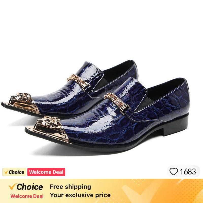 Zapatos de vestir de cuero par - Men Formal Wear Shoes reseña y precio