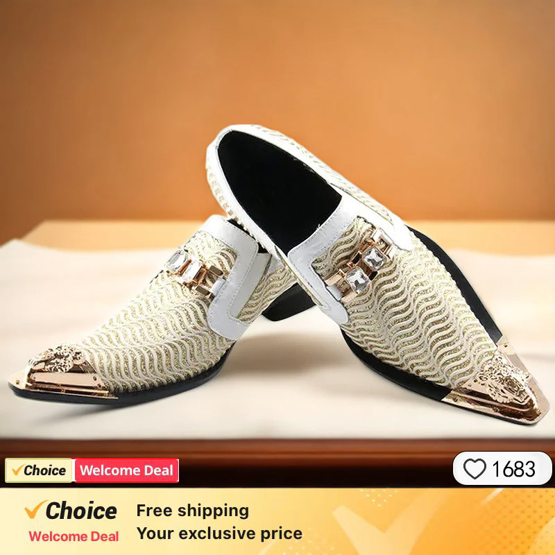 Zapatos de vestir de cuero par - Men Formal Wear Shoes reseña y precio